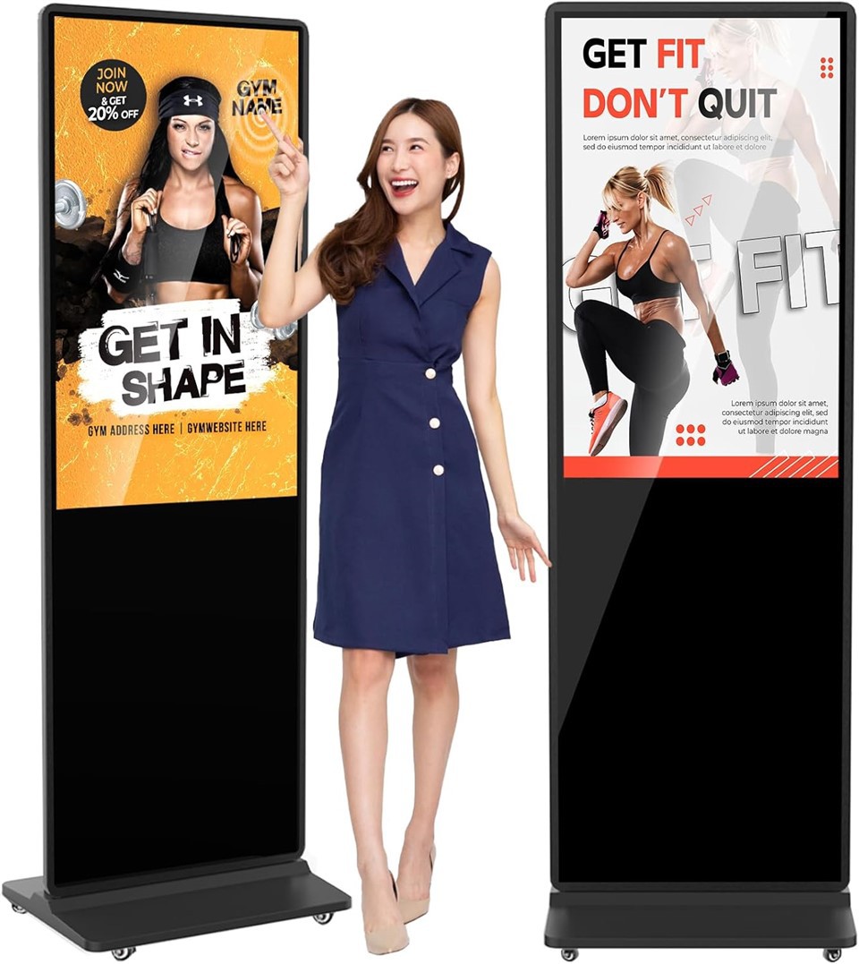 LCD Ad Floor Standing Digital Signage Advertising Display